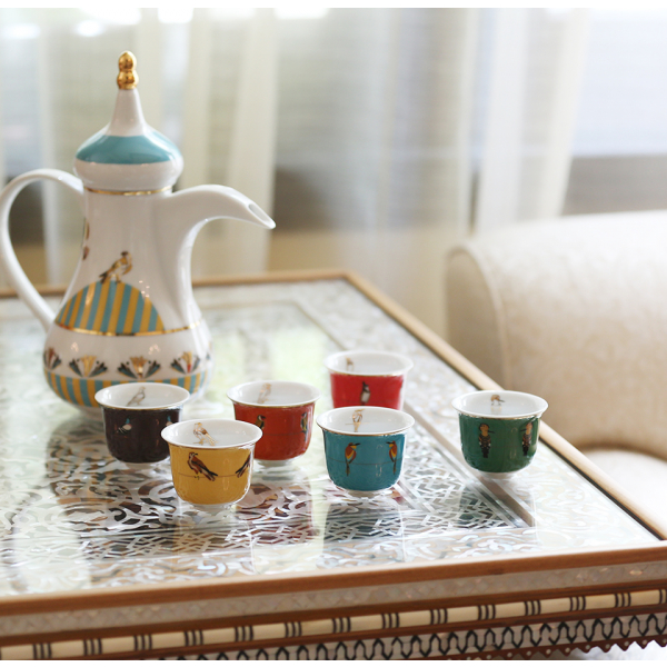  Gift Box of 6 Sarb Arabic Coffee Cups