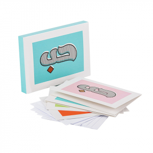 Set of 10 Hubb Greeting Cards with Envelopes 